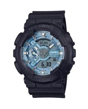 Mężczyźni sportowy Diver Japonia kwarcowy cyfrowe Zegarek Timer CASIO GA-110CD-1A2ER G-Shock Kolor srebrny Wybierz 51mm