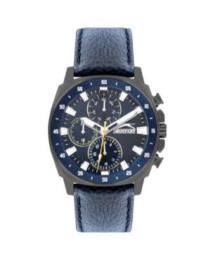 Men Klasické Quartz Watch SLAZENGER SL.9.2293.2.03 Modrá Dial