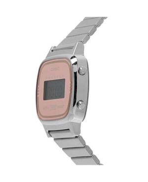 Women Functional Japan Quartz Digital Watch Alarm CASIO LA670WES-4AEF Brown Dial image 2