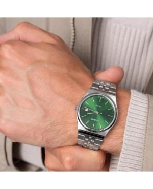 Men Klasické Japan Quartz Analog Watch CASIO MTP-B145D-3AVEF Zelená Dial 35mm image 4