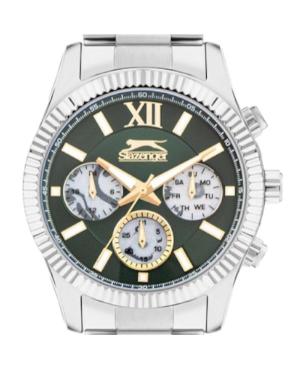 Men Klassisch Quartz Analog Watch SLAZENGER SL.9.2316.2.03 Grün Dial 45mm image 5