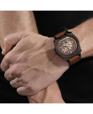 Men Fashion Automatic Analog Watch Skeleton POLICE PEWGE0040002 Hnědá Dial 45mm image 1
