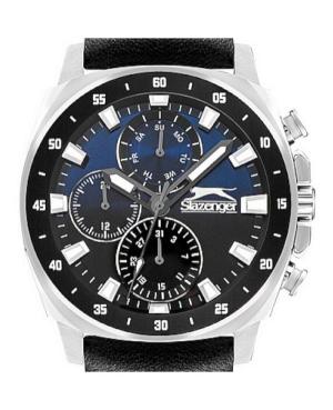 Men Klasické Quartz Analog Watch SLAZENGER SL.9.2293.2.01 Černá Dial 45mm image 6