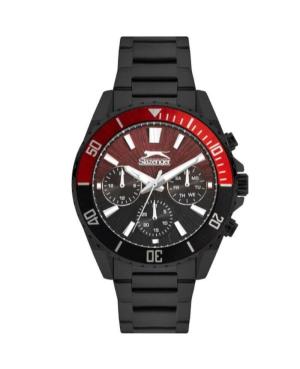 Mężczyźni klasyczny kwarcowy analogowe Zegarek SLAZENGER SL.9.2273.2.06 Czerwony Wybierz 43mm