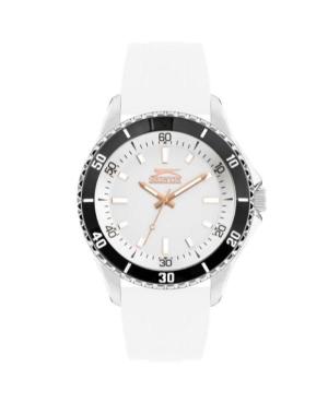 Мужские Классические Кварцевые Аналоговый Часы SLAZENGER SL.9.2314.1.06 Серебряного цвета Циферблат 43mm
