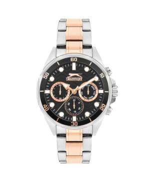 Mężczyźni klasyczny kwarcowy analogowe Zegarek SLAZENGER SL.9.2309.2.04 Czarny Wybierz 45mm