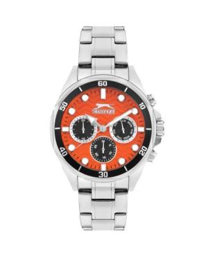 Mężczyźni klasyczny kwarcowy analogowe Zegarek SLAZENGER SL.9.2309.2.05 Pomarańczowy Wybierz 45mm