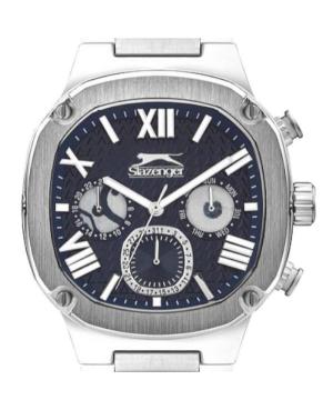 Mężczyźni klasyczny kwarcowy analogowe Zegarek SLAZENGER SL.9.2320.2.02 Czarny Wybierz 42mm image 6