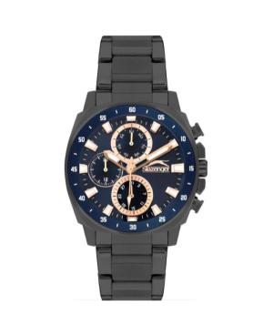 Mężczyźni klasyczny kwarcowy analogowe Zegarek SLAZENGER SL.9.2292.2.04 Niebieska Wybierz 45mm
