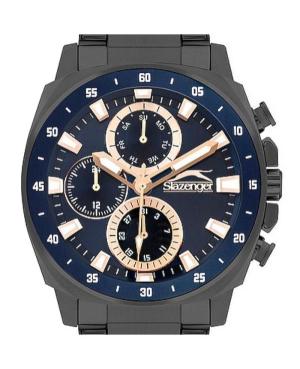 Men Classic Quartz Analog Watch SLAZENGER SL.9.2292.2.04 Blue Dial 45mm image 6