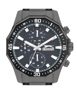 Vyriškas Klasikinis Kvarcinis Rodyklinis Watch SLAZENGER SL.9.2297.2.04 Juodas Dial 43mm image 6