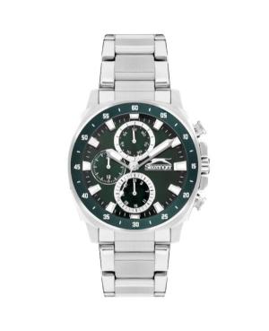 Mężczyźni klasyczny kwarcowy analogowe Zegarek SLAZENGER SL.9.2292.2.03 Zielony Wybierz 45mm