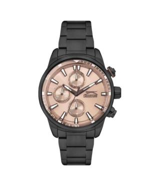 Мужские Классические Кварцевые Аналоговый Часы SLAZENGER SL.9.2272.2.04 Коричневый Циферблат 43mm