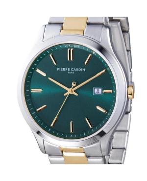 Men Klassisch Quartz Analog Watch PIERRE CARDIN CQI.0009 Grün Dial 42mm image 3