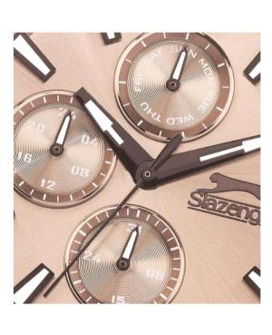 Men Klasické Quartz Analog Watch SLAZENGER SL.9.2272.2.04 Hnědá Dial 43mm image 5