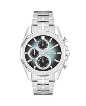 Мужские Классические Кварцевые Аналоговый Часы SLAZENGER SL.9.2312.2.06 Синий Циферблат 45mm