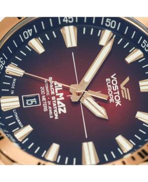 Men Sports Diver Automatic Analog Watch VOSTOK EUROPE NH35A-320B679Br Rot Dial 47mm image 1