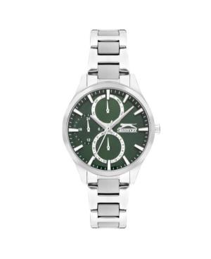 Женские Классические Кварцевые Аналоговый Часы SLAZENGER SL.9.2284.4.01 Зелёный Циферблат 35mm