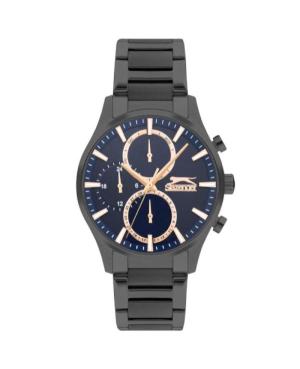 Mężczyźni klasyczny kwarcowy analogowe Zegarek SLAZENGER SL.9.2283.2.05 Niebieska Wybierz 43mm