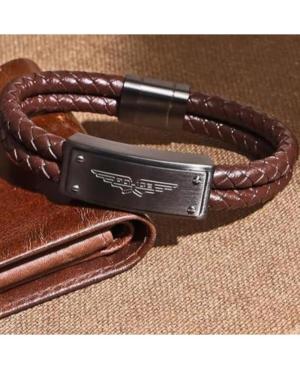 Police Logo Plaque Bracelet for Men PEJGB2102533 image 4