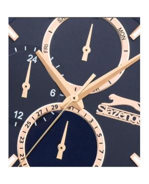 Men Klassisch Quartz Analog Watch SLAZENGER SL.9.2283.2.05 Blau Dial 43mm image 5
