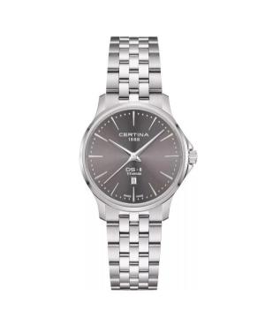 Moteriškas Klasikinis Swiss Kvarcinis Rodyklinis Watch CERTINA C045.010.44.081.00 Silver color Dial