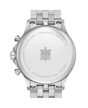 Vyriškas Klasikinis Swiss Kvarcinis Rodyklinis Watch Chronograph CERTINA C045.417.11.051.00 Juodas Dial 41mm image 4