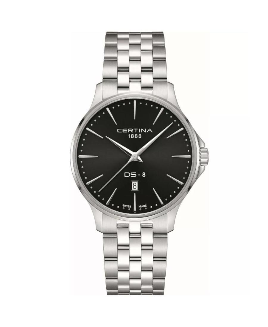 Men Klasické Swiss Quartz Analog Watch CERTINA C045.410.11.051.00 Černá Dial 40mm