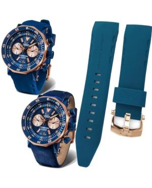 Vostok-Europe Watch Strap VE-LUN2.SL.05..RG Blue Silicone Blau 25 image 2