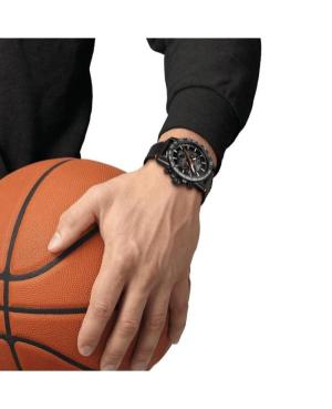 Mężczyźni sportowy Szwajcar kwarcowy analogowe Zegarek Chronograf TISSOT T125.617.36.081.00 Czarny Wybierz 45.3mm image 2