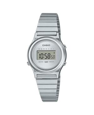 Moteriškas Su funkcijomis Japoniškas Kvarcinis Digital Watch Alarm CASIO LA700WE-7AEF Sidabras Dial 26mm