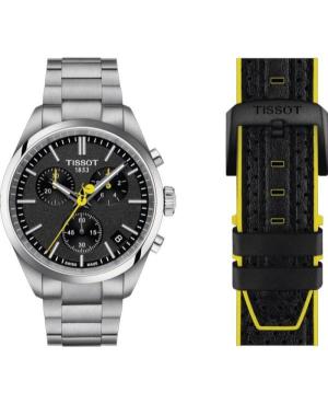 Mężczyźni klasyczny sportowy Szwajcar kwarcowy analogowe Zegarek Chronograf TISSOT T150.417.11.051.00 Czarny Wybierz 40mm
