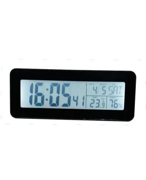 PERFECT JB-8202/BLACK Alarm clock Black Plastic Černá