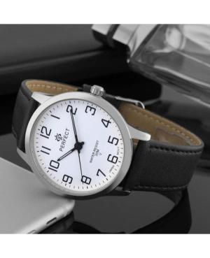 Men Klasické Quartz Analog Watch PERFECT GXB460-01 Bílá Dial 43.5mm image 1