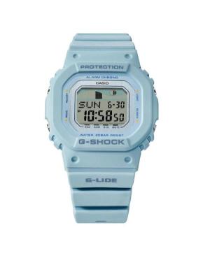 Women Sports Functional Diver Japan Quartz Digital Watch Chronograph CASIO GLX-S5600-2ER G-Shock Modrá Dial 40.5mm image 4