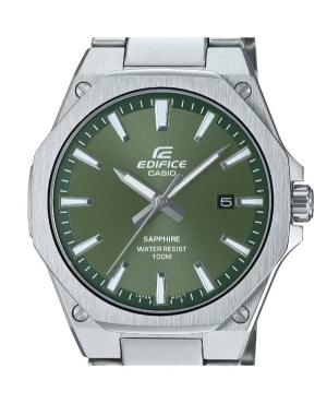 Men Classic Japan Quartz Analog Watch CASIO EFR-S108D-3AVUEF Green Dial 40mm image 7