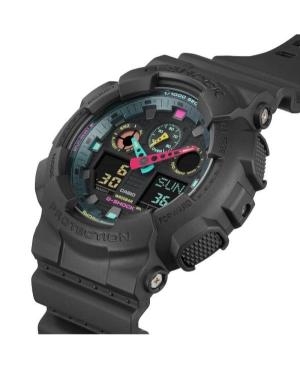 Men Sports Functional Diver Japan Quartz Analog Watch Alarm CASIO GA-100MF-1AER G-Shock Black Dial 51mm image 7