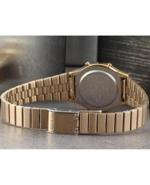 Women Functional Japan Quartz Digital Watch Alarm CASIO LA700WEG-9AEF Golden Dial 26mm image 2