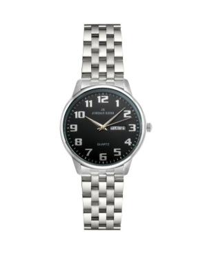 Men Classic Quartz Analog Watch JORDAN KERR L1055/IPS/BLACK Black Dial 40mm