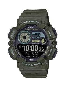 Mężczyźni sportowy Funkcjonalny Japonia kwarcowy cyfrowe Zegarek Budzik CASIO WS-1500H-3BVEF Czarny Wybierz 50mm