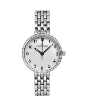 Women Classic Quartz Analog Watch JORDAN KERR L1019/IPS/BLACK.No Silver Dial 27mm