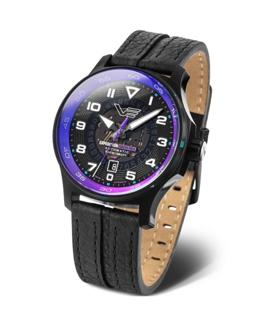 Mężczyźni sportowy Diver automatyczny analogowe Zegarek VOSTOK EUROPE YN55-592C760LeBk Czarny Wybierz 43mm