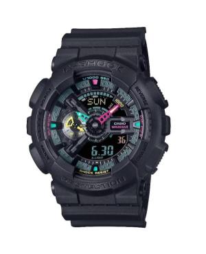 Men Functional Sports Diver Japan Quartz Digital Watch Timer CASIO GA-110MF-1AER G-Shock Černá Dial 51mm