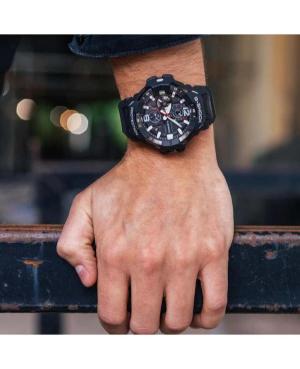 Vyriškas Sportinis Su funkcijomis Diver Japoniškas Elektroninis, Solar Rodyklinis Watch Timer CASIO GR-B300-1AER G-Shock Juodas  image 6