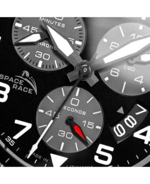 Vyriškas Diver Kvarcinis Rodyklinis Watch Chronograph VOSTOK EUROPE 6S30-325C744 Juodas Dial 46mm image 6