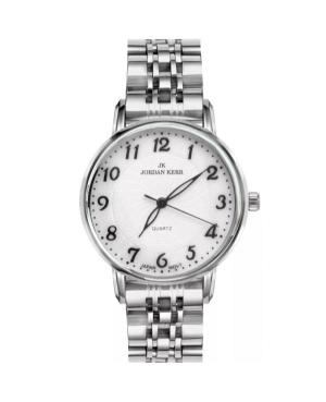 Women Fashion Klasické Quartz Analog Watch JORDAN KERR I2038/IPS/NUMBERS Mother of Pearl Dial 34mm