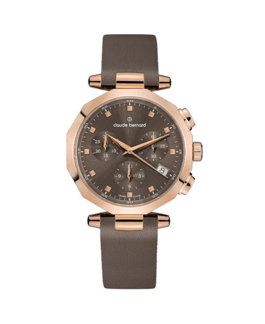 Женские Классические Швейцарские Наручные Часы CLAUDE BERNARD 10251 37RCGR GRIR