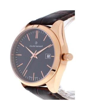 Men Classic Swiss Quartz Analog Watch CLAUDE BERNARD 70201 37R BUIR Blue Dial 42mm image 2