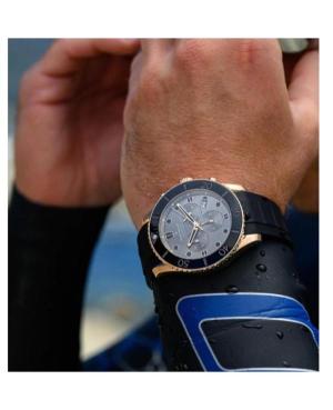 Мужские Классические Дайверские Швейцарские Наручные Часы CLAUDE BERNARD 10252 37RNGCA GRN изображение 6