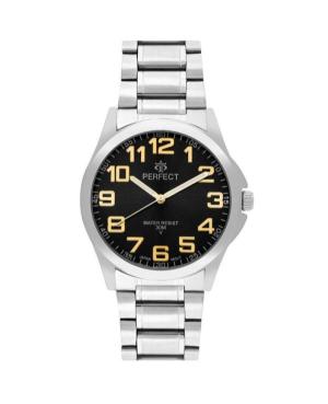 Vyriškas Klasikinis Kvarcinis Rodyklinis Watch PERFECT P012-04 Juodas Dial